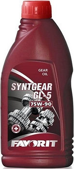 Трансмиссионное масло Favorit Syntgear 75W90 API GL-5 / 99737 (1л)