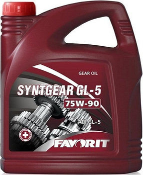 Трансмиссионное масло Favorit Syntgear 75W90 GL-5 / 56015 (4л)