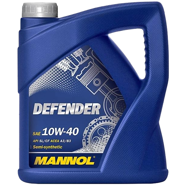 Моторное масло Mannol DEFENDER 10W-40, 5л