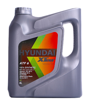 Трансмиссионное масло Hyundai XTeer ATF 6, 4л