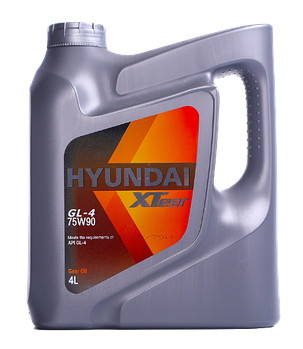 Трансмиссионное масло Hyundai XTeer Gear Oil GL-4, 4л
