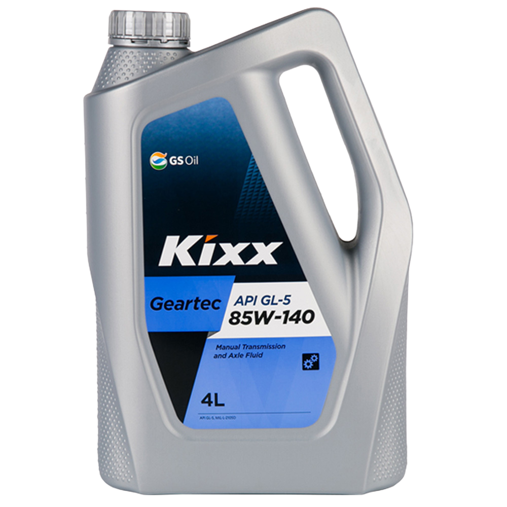 Трансмиссионное масло Kixx Geartec GL-5 85W140, 4л
