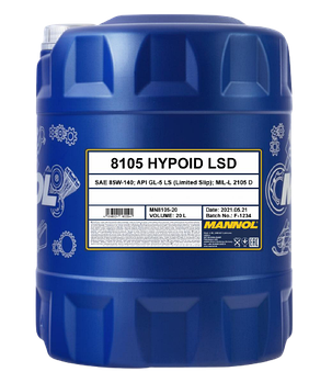 Трансмиссионное масло Mannol Hypoid LSD 8105, 20л