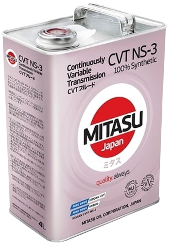 Трансмиссионное масло MITASU CVT NS-3, 4л