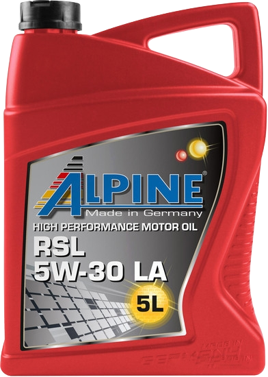 Моторное масло Alpine RSL 5W-30LA, 5л