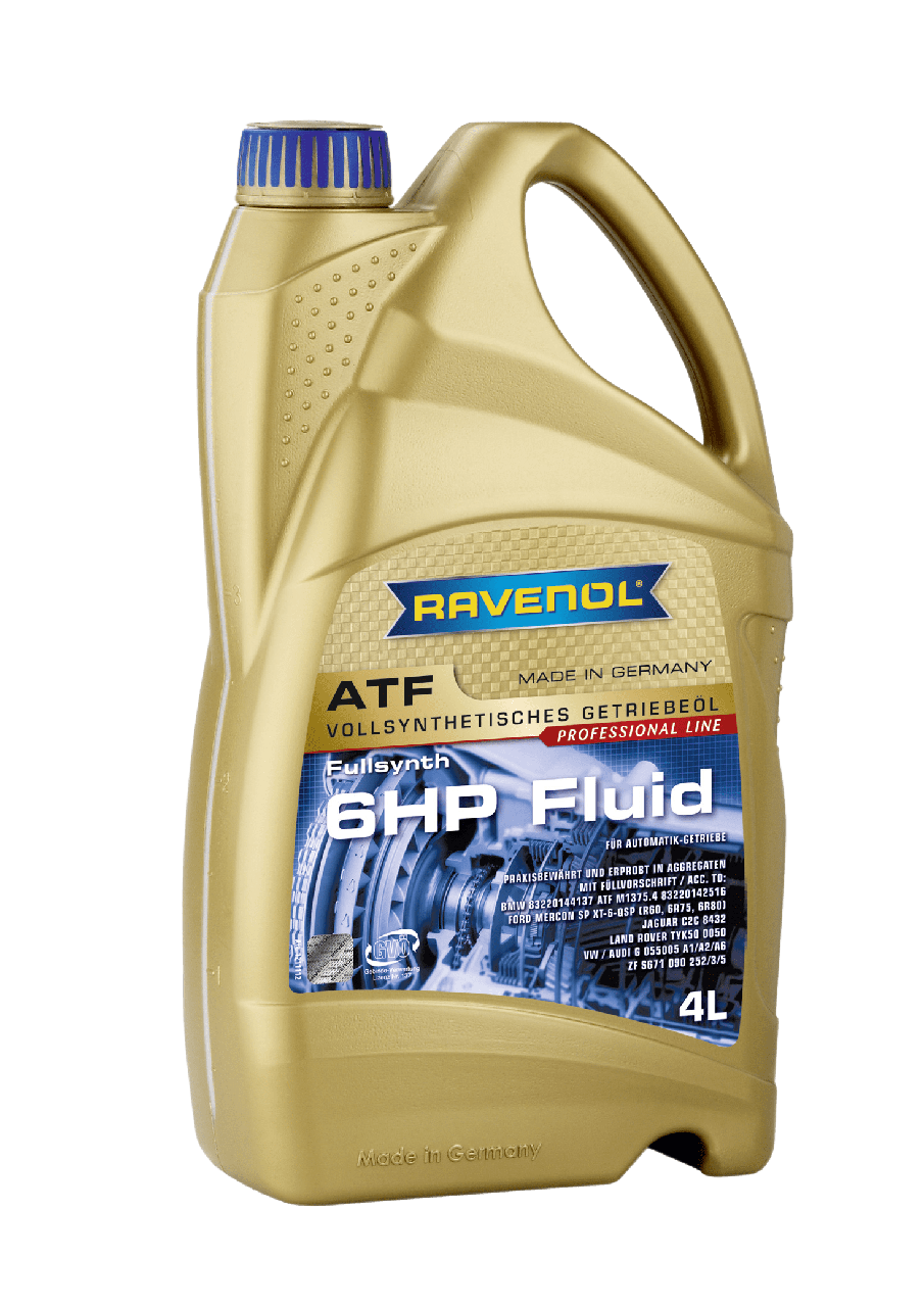 Трансмиссионное масло RAVENOL ATF 6 HP Fluid, 4л