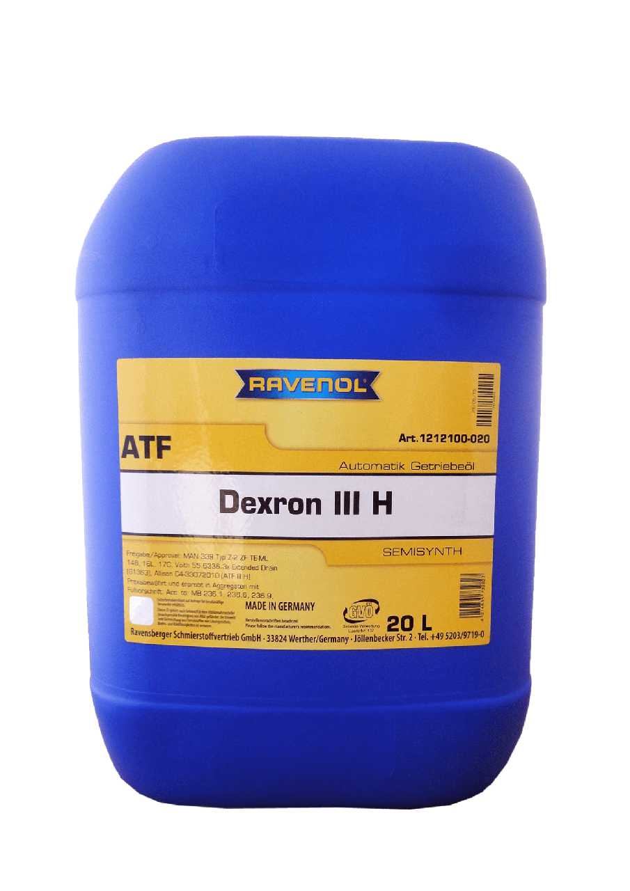Трансмиссионное масло RAVENOL ATF Dexron III H, 20л