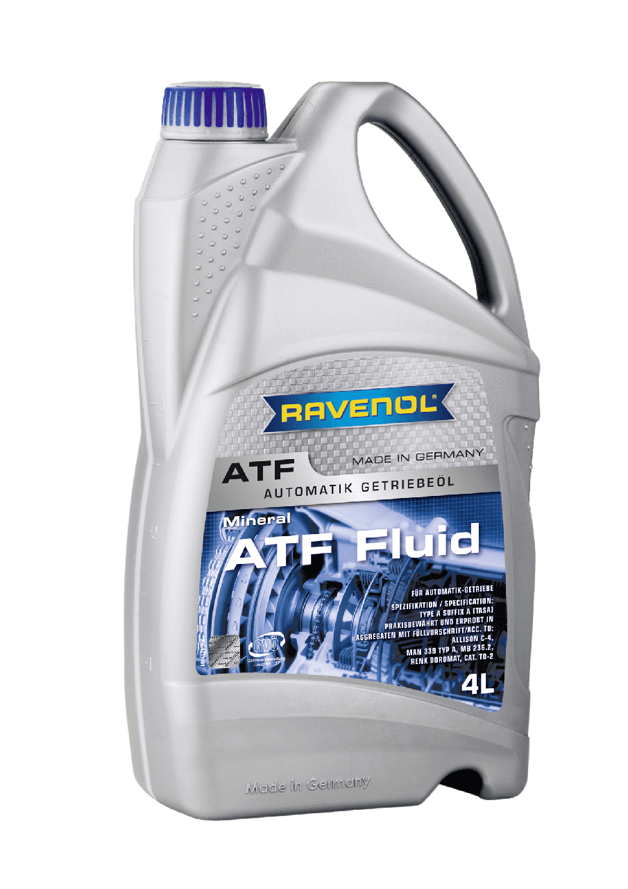 Трансмиссионное масло RAVENOL ATF Fluid, 4л