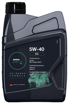 Моторное масло AVISTA PACE EVO C3 5W-40, 1л