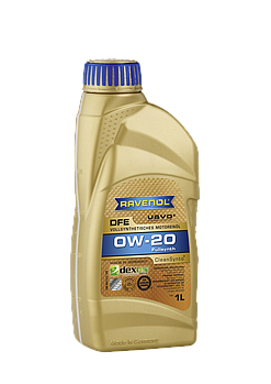 Моторное масло Ravenol DFE SAE 0W-20, 1л