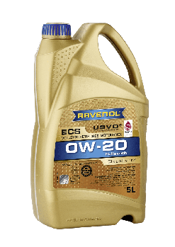 Моторное масло Ravenol ECS EcoSynth SAE 0W-20, 5л