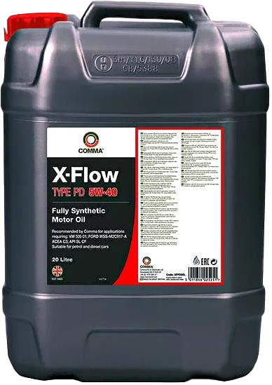 Моторное масло Comma X-Flow Type PD 5W-40, 20л