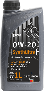 Моторное масло SENFINECO SYNTHULTRA 0W-20 API SP GF-6, 1л