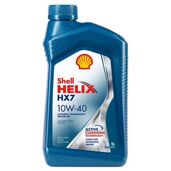 Моторное масло SHELL 10W40 HELIX HX7, 1л