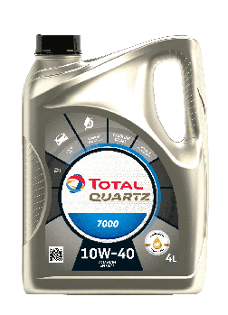 Моторное масло Total QUARTZ 7000 10W40 (SN), 4л