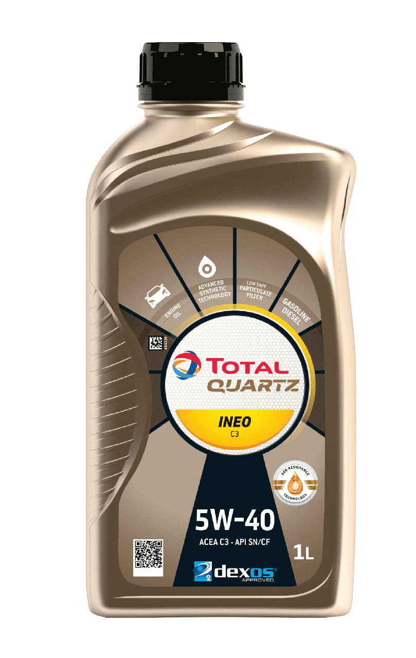 Моторное масло Total QUARTZ INEO C3 5W40, 1л