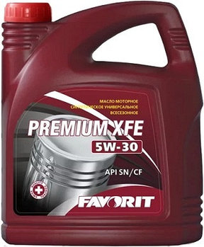Моторное масло Favorit Premium XFE 5W30 / 52214 (5л)