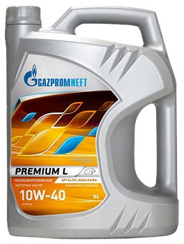 Моторное масло Gazpromneft Premium L 10W-40, 5л