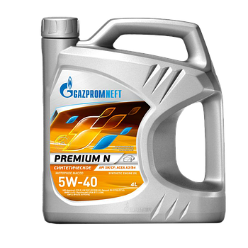 Моторное масло Gazpromneft Premium N 5W-40, 4л