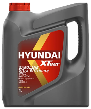 Моторное масло Hyundai XTeer Gasoline Ultra Efficiency 5W-20, 4л