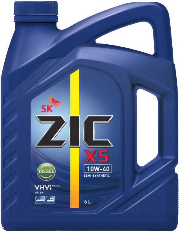 Моторное масло ZIC X5 Diesel 10W-40, 6л