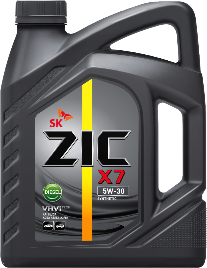 Моторное масло ZIC X7 Diesel 5W-30, 6л