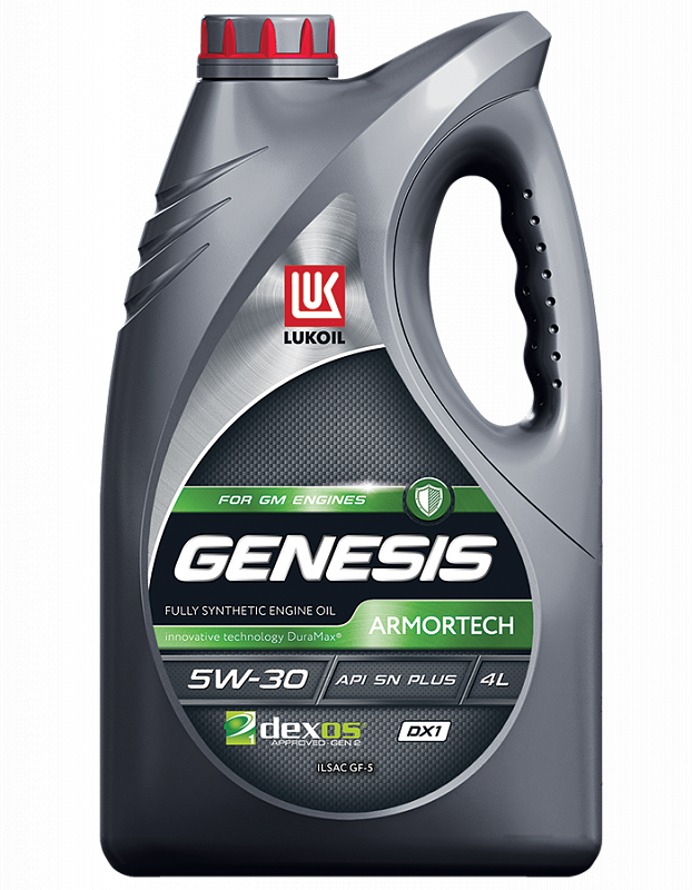 Моторное масло Лукойл Genesis Armortech DX1 5W30, 4л