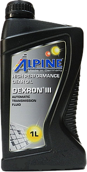 Трансмиссионное масло ALPINE ATF Dexron III, 1л