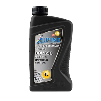 Трансмиссионное масло ALPINE Gear Oil 80W90 GL-4, 1л