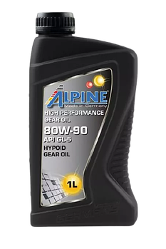 Трансмиссионное масло ALPINE Gear Oil 80W90 GL-5, 1л