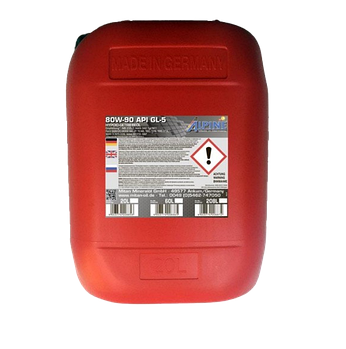 Трансмиссионное масло ALPINE Gear Oil 80W90 GL-5, 20л