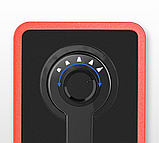 Точилка механическая (роторная) DELI NUSIGN, красная, пластик, фото 3