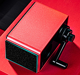 Точилка механическая (роторная) DELI NUSIGN, красная, пластик, фото 4