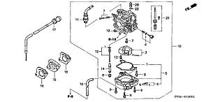 Клапан карбюратора Honda BF15D/20D 16120-ZY1-003 VALVE SET КЛАПАН В НАБОРЕ, фото 2