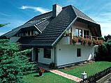 Плоская "голландская" черепица Nelskamp NIBRA F 10 Ü (чёрный благородно-ангобированный (глянцевый)), фото 4
