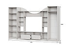 Стенка "МГС 8" NN Мебель (Ясень Анкор светлый), фото 4