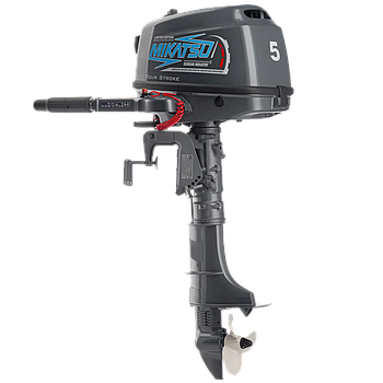 Лодочный мотор 4х-тактный Mikatsu MF5FHS + внешний топливный бак 12л