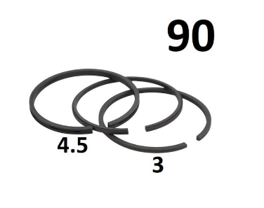 З/ч (компр.) кольца поршневые 90мм HD-A103 в кор. комплект (HD-SP5003)