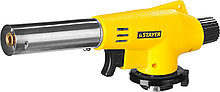 STAYER MaxTerm MG200, 1300°C, газовая горелка с пьезоподжигом на баллон с цанговым соединением (55584)