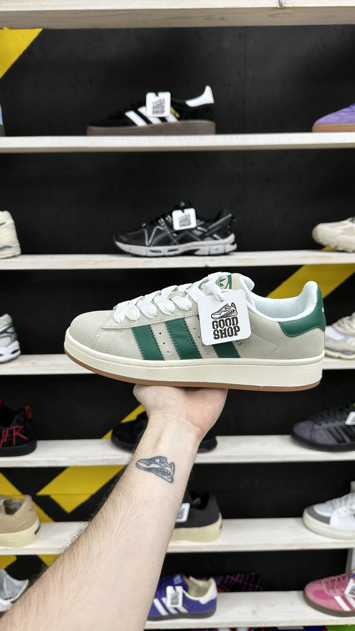 Кроссовки Adidas Campus 00's Beige Green