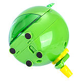 Точилка механическая DELI, красная, "Яблоко", пластик, пластиковая коробка, фото 6