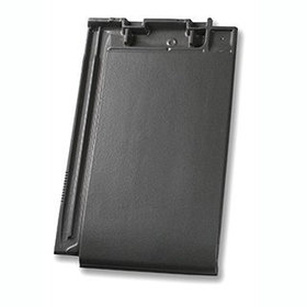 Плоская черепица Nelskamp NIBRA G 10 PRO (антрацитовый серый ангоб)