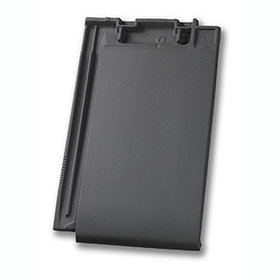 Плоская черепица Nelskamp NIBRA G 10 PRO (темно-серый матовый ангоб)
