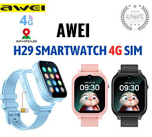 Детские умные GPS часы Awei H29 с камерой, SIM, 4G, Bluetooth, Wi-Fi, смарт часы, умные часы
