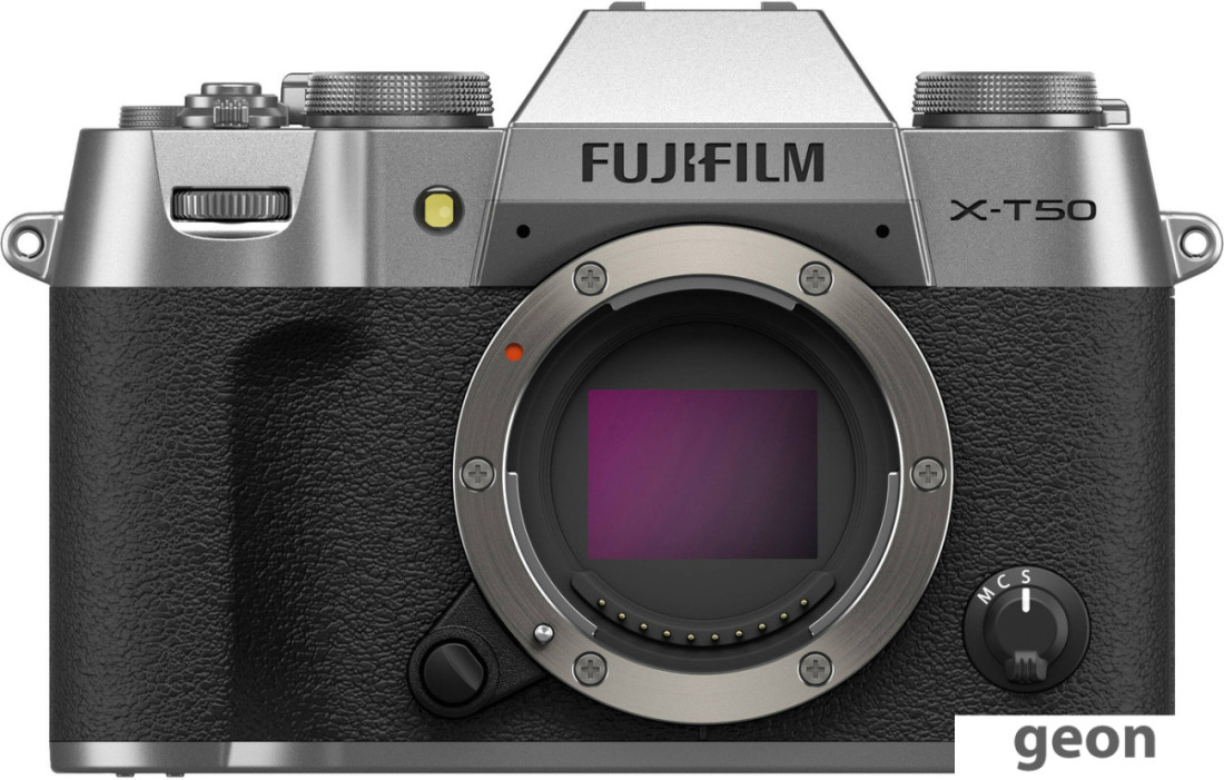 Беззеркальный фотоаппарат Fujifilm X-T50 Body (серебристый)