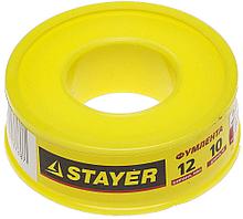 STAYER 0.075 мм х 12 мм х 10 м, 0.40 г/см3, ФУМ лента (12360-12-040)