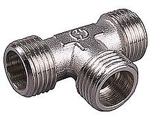 GENERAL FITTINGS наружная резьба 3/4″, никель, тройник (51051-3/4)