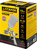STAYER ORION G, 1.5 мм, пневматический краскопульт с верхним бачком (06471-1.5), фото 2