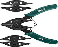 KRAFTOOL Universal 6-in-1, внешний/внутренний, съемник стопорных колец (22811)