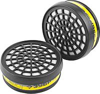 ЗУБР марка В1Е1, с резьбовым соединением, 2 шт, фильтр комбинированный для респиратора (11131)